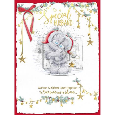 Special Husband Me to You Bear Luxury Boxed Christmas Card Extra Image 1
